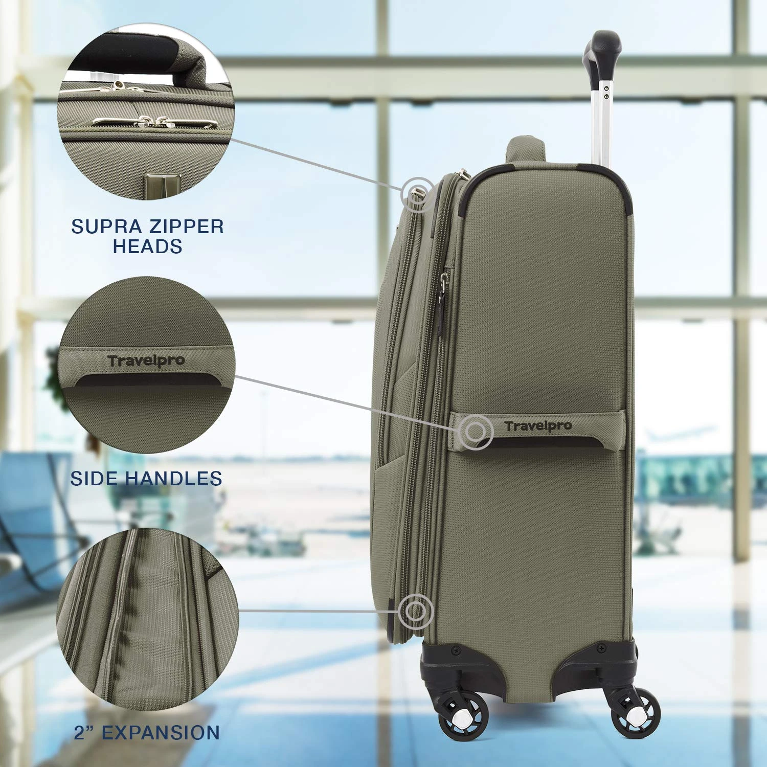 Travelpro Maxlite 5 Carry-On 21-Inch 4-Wheel Softside Luggage 17 Travelpro Maxlite 5 Carry-On 21-Inch 4-Wheel Softside Luggage - Image 15