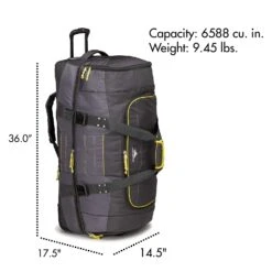 High Sierra Ultimate Access 2.0 Drop Bottom 36" 2-Wheel Wheeled Duffel Bags 35 High Sierra Ultimate Access 2.0 Drop Bottom 36" 2-Wheel Wheeled Duffel Bags -Best Luggage Store 816fd8c4582b007eae0bb61ef770bf8145ea945412e4ec7620a99fc885bb4a7e 22f46b83 7c62 4717 9342 24bfa5b30d29