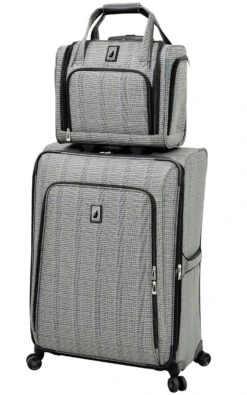 London Fog Knightsbridge II 15" Under Seat Bag -Best Luggage Store 820fd69bef763d945b2870c083c142726dcd64cbc3008434c1abb8f2ad56d038
