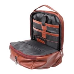 McKlein USA South Shore 17" Leather Carry-All Laptop & Tablet Overnight Backpack -Best Luggage Store 844dddaf0996b11a2f21cf671927d19cbf741d483a71cbadc24447332a884aff