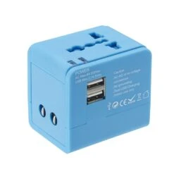 Lewis N. Clark Global Adapter With 2.4A Dual USB Charger