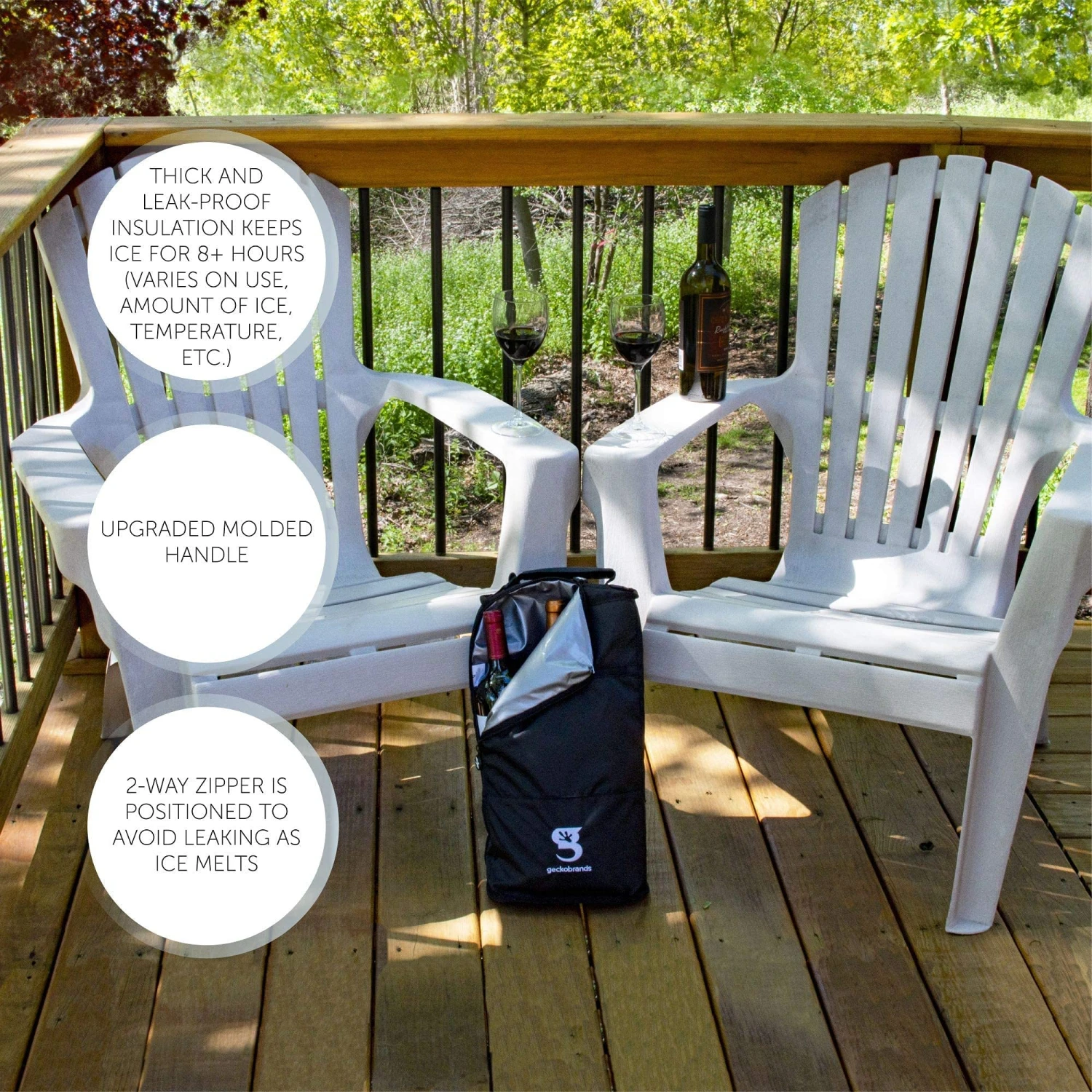 Geckobrands Verticool 9 Can Cooler 13 Geckobrands Verticool 9 Can Cooler - Image 11