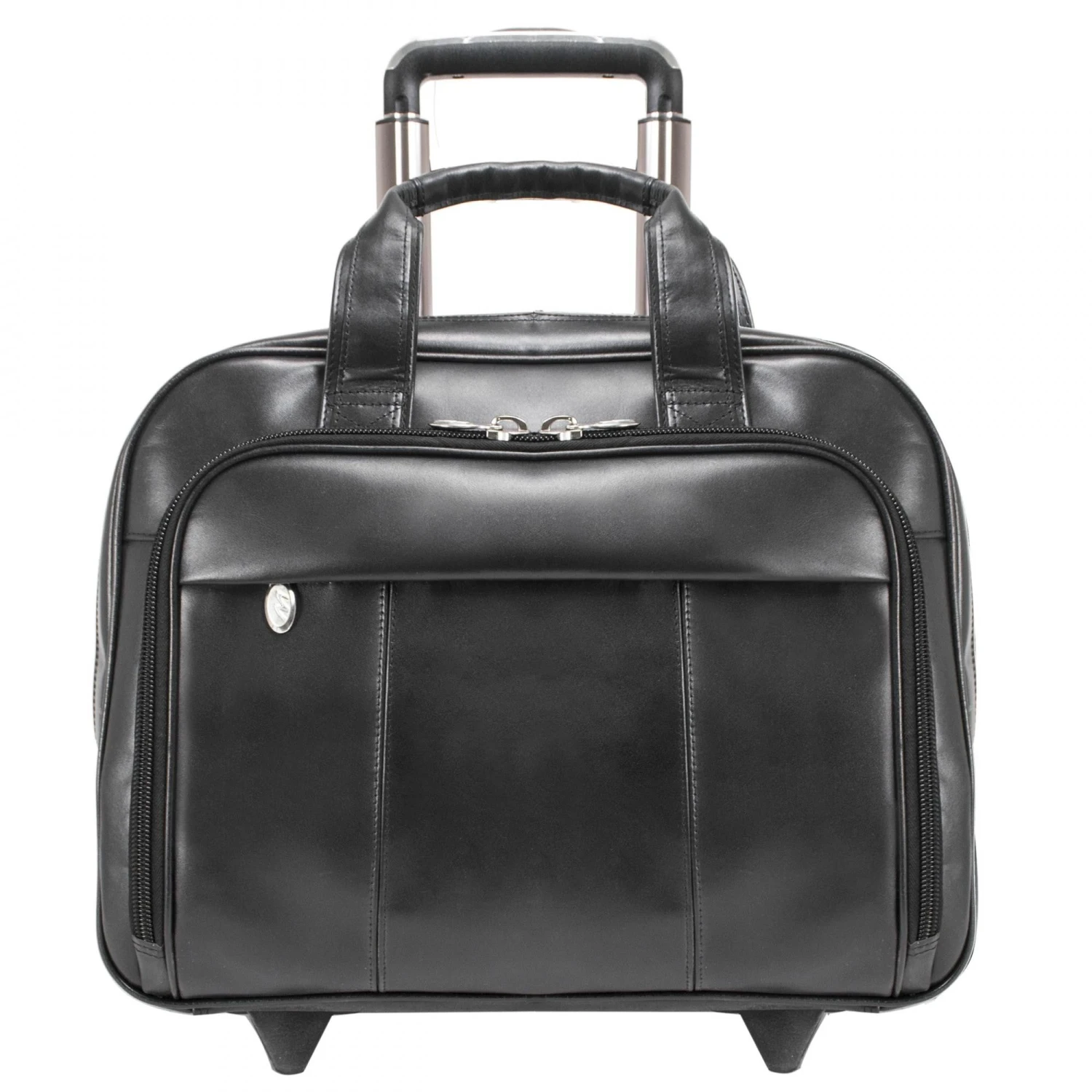 McKlein USA Soho 15.6" Leather Wheeled Laptop Briefcase 3 McKlein USA Soho 15.6" Leather Wheeled Laptop Briefcase