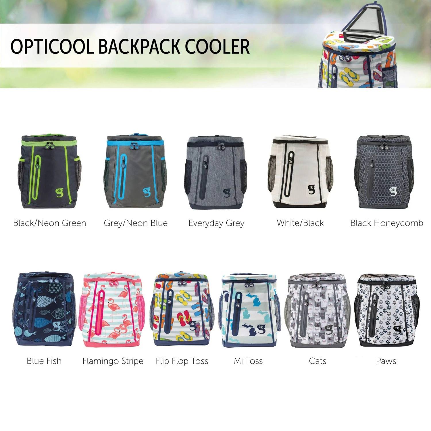 Geckobrands Opticool Backpack Cooler 15 Geckobrands Opticool Backpack Cooler - Image 13