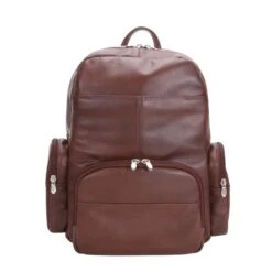 McKlein USA Cumberland 15" Leather Dual Compartment Laptop Backpack -Best Luggage Store 923cda035361c02bc22eecfec6eece2b5fc8480d680effedea057e4bce2fb863