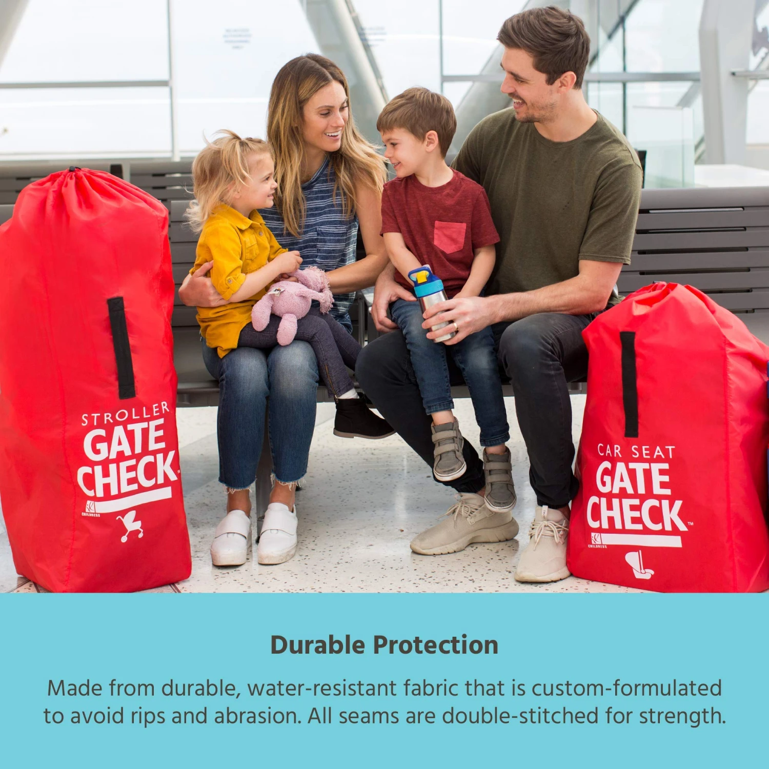 J.L Childress Gate Check Bag For Car Seats - Air Travel Bag - Fits Convertible Car Seats, Infant Carriers & Booster Seats 6 J.L Childress Gate Check Bag For Car Seats - Air Travel Bag - Fits Convertible Car Seats, Infant Carriers & Booster Seats - Image 4