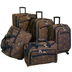 American Flyer Budapest 5 Piece Set 4-Wheel Luggage Sets 18 American Flyer Budapest 5 Piece Set 4-Wheel Luggage Sets -Best Luggage Store 94e5604de717a2eaf0de85f40c1d930395533750a61e898e00ee02343cd1f140