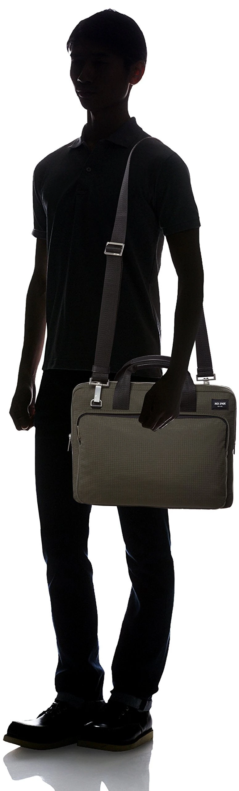 Jack Spade Men's Solid Ripstop Slim Supply Brief 4 Jack Spade Men's Solid Ripstop Slim Supply Brief - Image 2