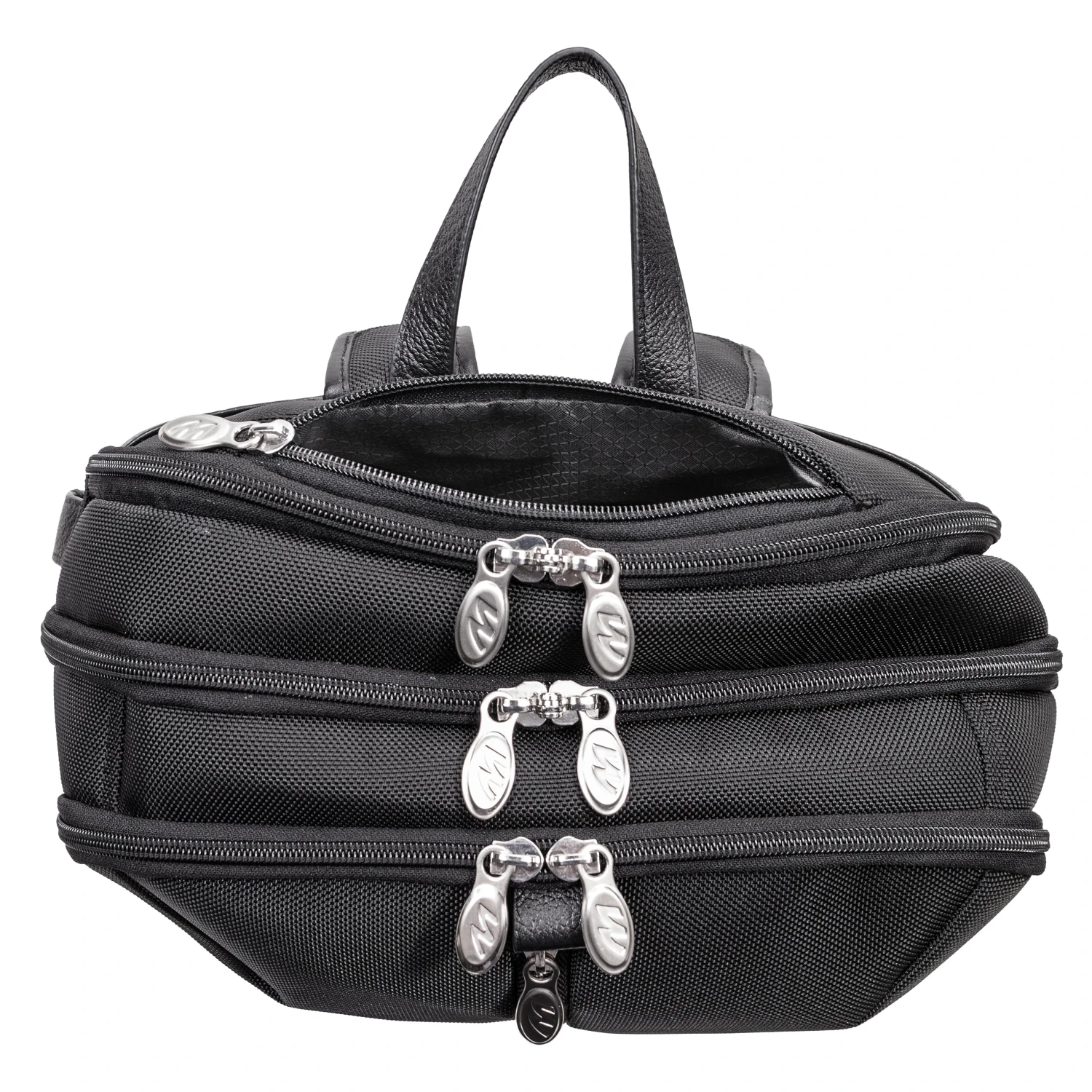 McKlein USA Englewood 17" Nylon Triple Compartment Carry-All Laptop & Tablet Weekend Backpack 11 McKlein USA Englewood 17" Nylon Triple Compartment Carry-All Laptop & Tablet Weekend Backpack - Image 9