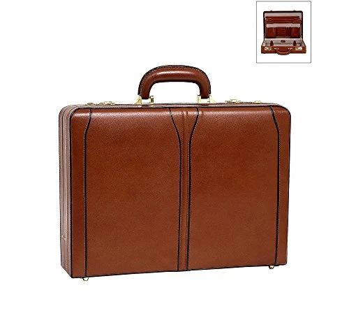 McKlein USA Turner Leather Expandable Attache Case 5 McKlein USA Turner Leather Expandable Attache Case - Image 3
