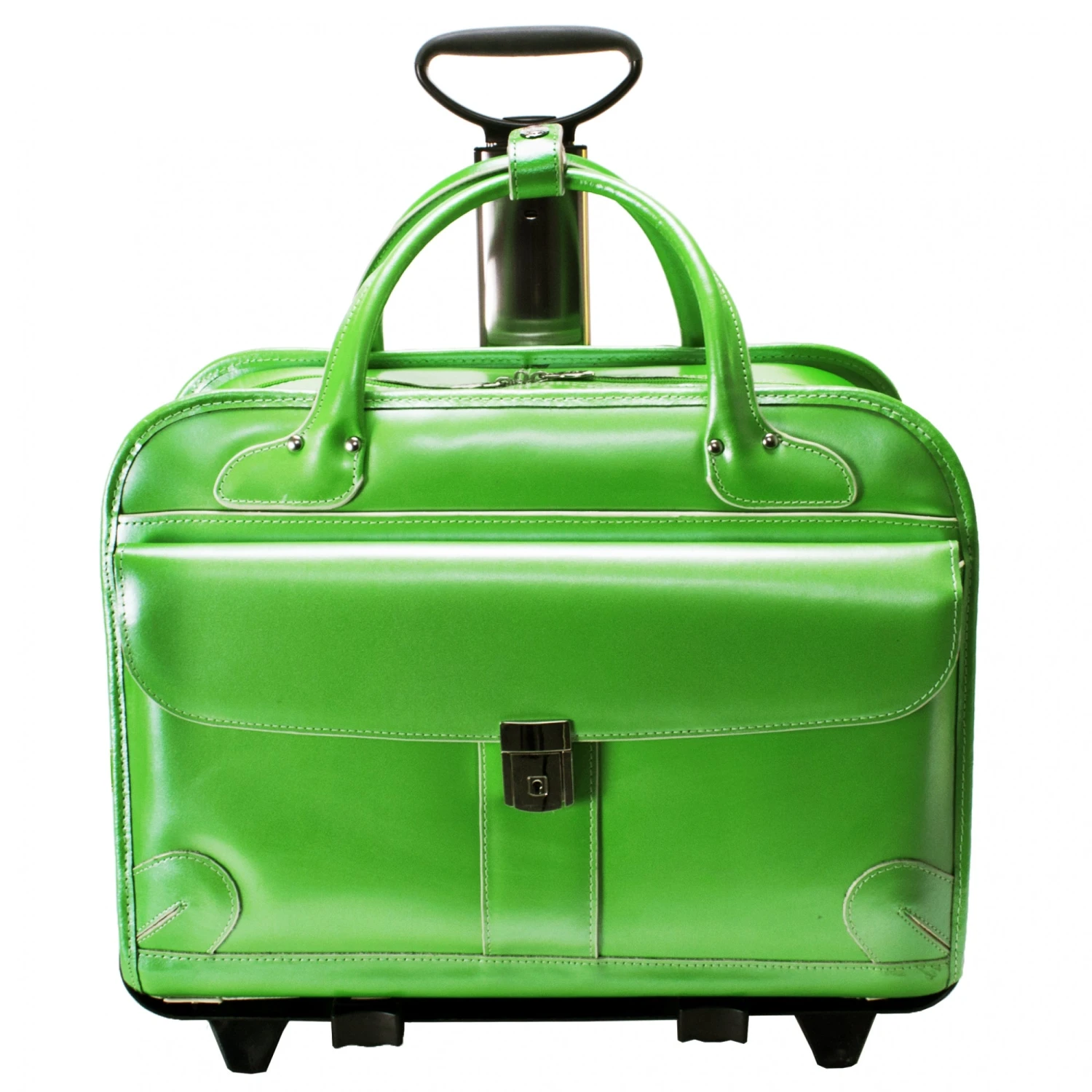 McKlein USA Lakewood Ladies' Leather Fly-Through Checkpoint-Friendly Detachable Wheeled Briefcase 8 McKlein USA Lakewood Ladies' Leather Fly-Through Checkpoint-Friendly Detachable Wheeled Briefcase - Image 6