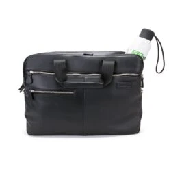 Genius Pack Luxe Leather Laptop Briefcase