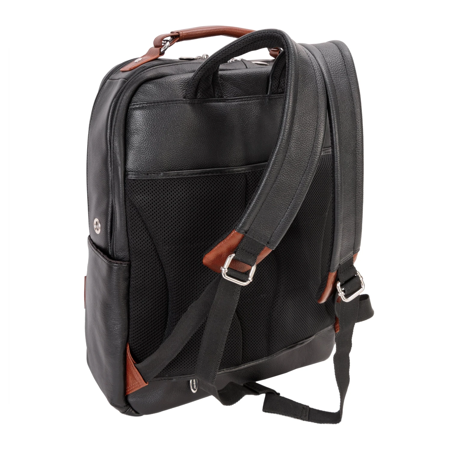 McKlein USA Logan 17" Leather Two-Tone Dual-Compartment Laptop & Tablet Backpack 17 McKlein USA Logan 17" Leather Two-Tone Dual-Compartment Laptop & Tablet Backpack - Image 15