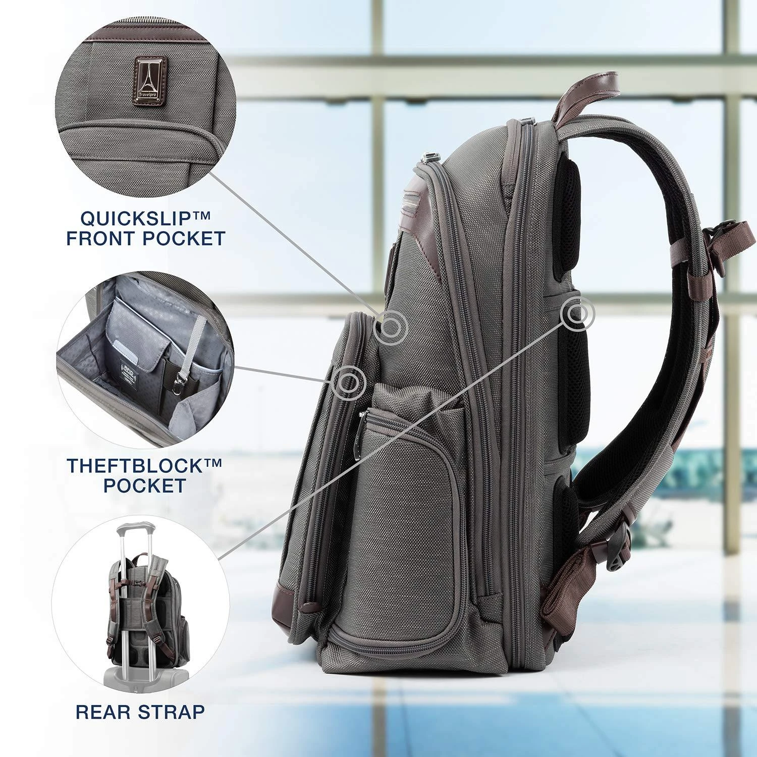 TravelPro Platinum Elite Business Backpack 21 TravelPro Platinum Elite Business Backpack - Image 19