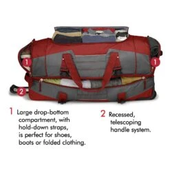 High Sierra Ultimate Access 2.0 Drop Bottom 36" 2-Wheel Wheeled Duffel Bags 27 High Sierra Ultimate Access 2.0 Drop Bottom 36" 2-Wheel Wheeled Duffel Bags -Best Luggage Store a58b1c5027e42102cc71d210a4004a63529a4eeb37a5122c0dfe5dcbe293534a