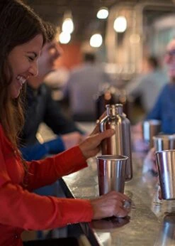 Klean Kanteen Double Wall Vacuum Insulated Stainless Steel Growler With Leak Proof Stainless Steel Swing Lok Cap - 32oz -Best Luggage Store a75d44491ce13885bbb374f31618a8307f9f7675cd5cd8abb4c5f1a36be1a01a