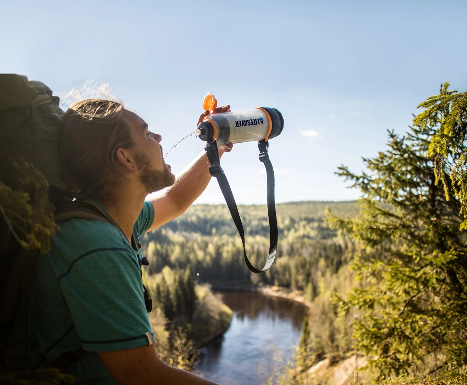 Lifesaver Systems 4000 Ultra Filtration Water Bottle Clear Bottle Cap 6 Lifesaver Systems 4000 Ultra Filtration Water Bottle Clear Bottle Cap - Image 4