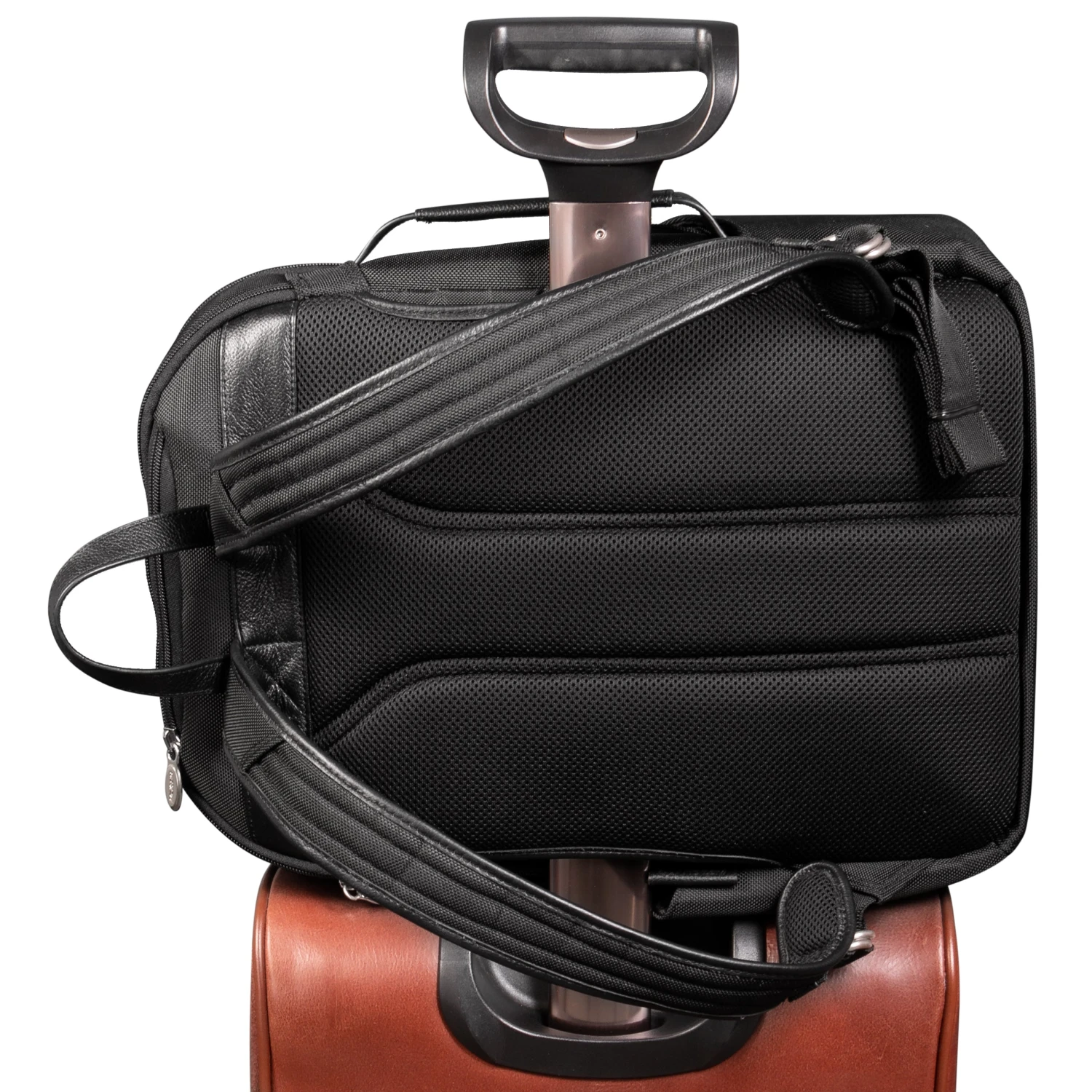 McKlein USA Englewood 17" Nylon Triple Compartment Carry-All Laptop & Tablet Weekend Backpack 9 McKlein USA Englewood 17" Nylon Triple Compartment Carry-All Laptop & Tablet Weekend Backpack - Image 7