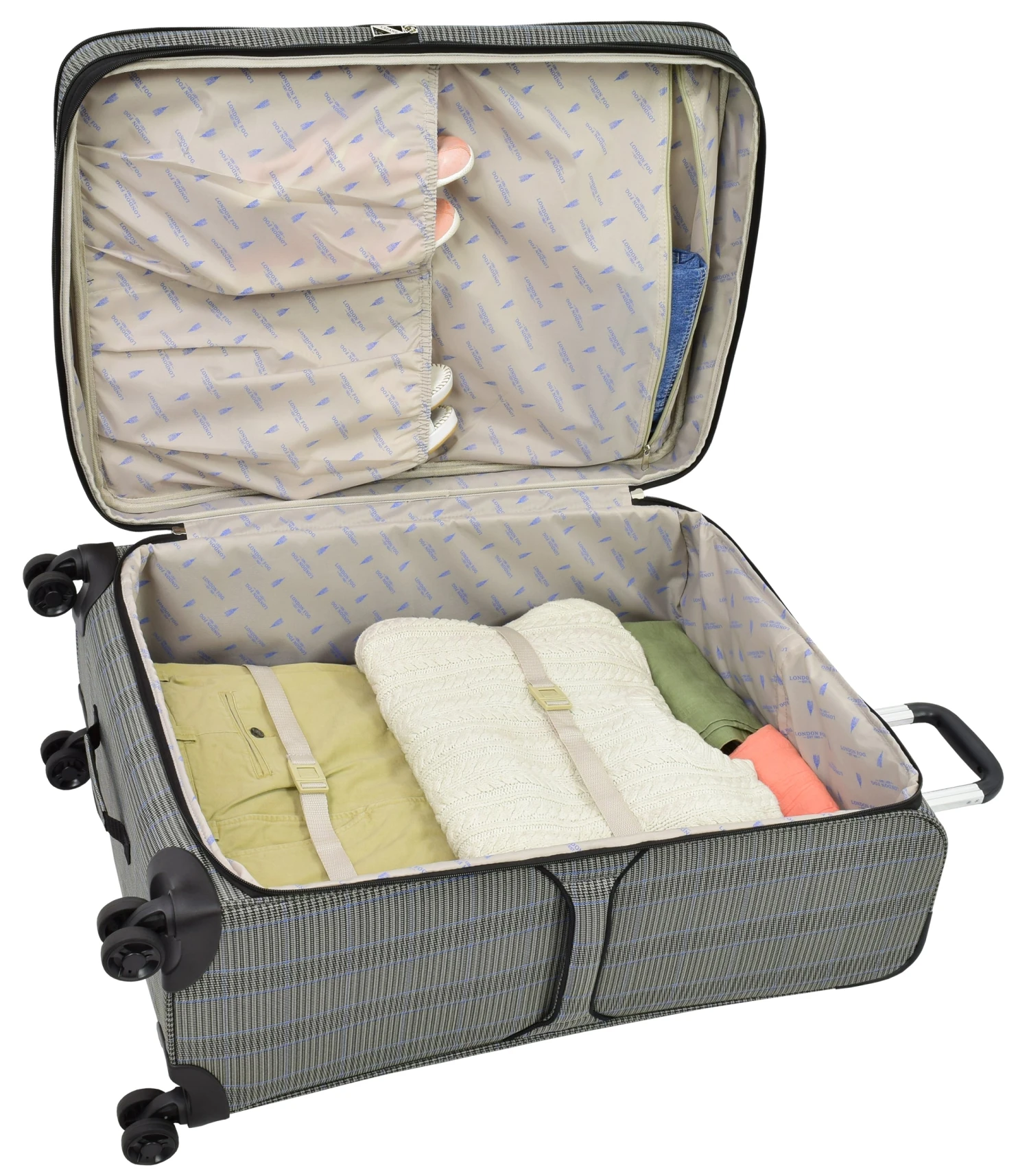 London Fog Knightsbridge II 20" 4-Wheel Carry-On Luggage 8 London Fog Knightsbridge II 20" 4-Wheel Carry-On Luggage - Image 6