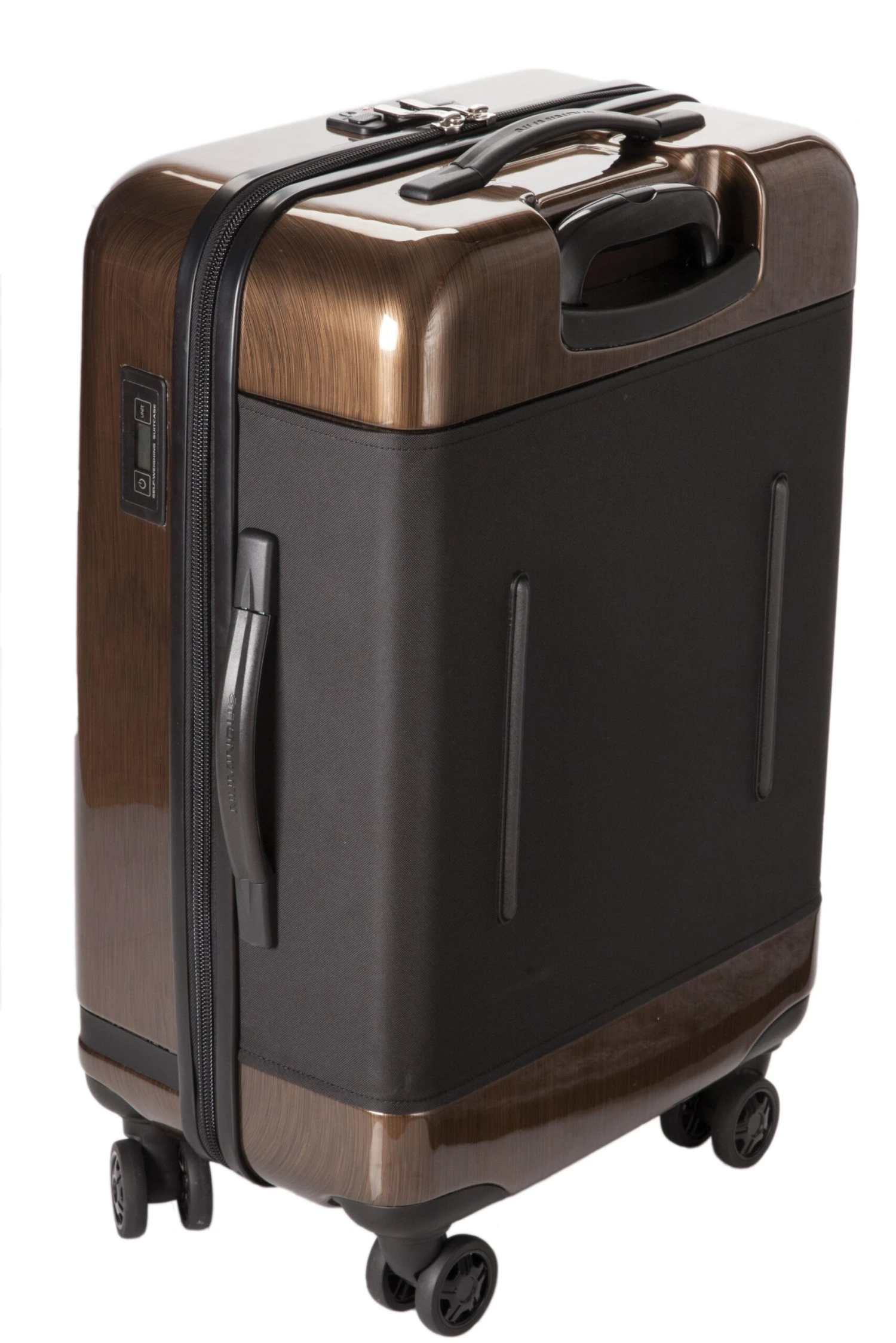 Numinous London Smart Executive 24" Hardside Spinner Gold Brush 3 Numinous London Smart Executive 24" Hardside Spinner Gold Brush