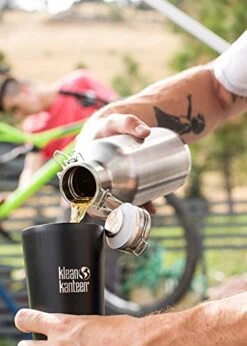 Klean Kanteen Double Wall Vacuum Insulated Stainless Steel Growler With Leak Proof Stainless Steel Swing Lok Cap - 32oz -Best Luggage Store ad0729f699cca4286fac4adf09f0749ab57f4ca5df5146e6b17bde68979bac4b