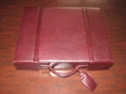 Rona Leather Attache Briefcase