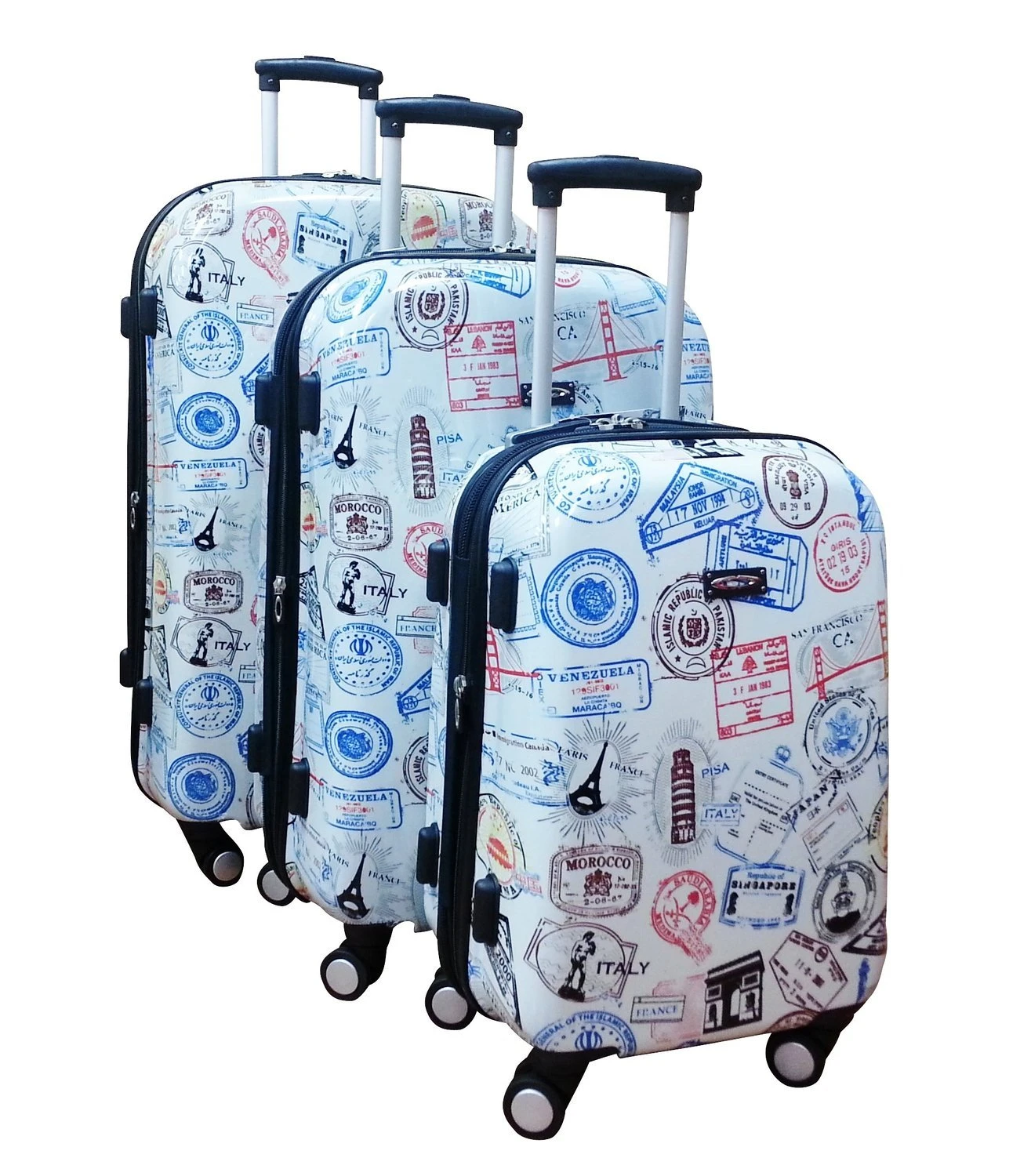 Kemyer Series 888 Hardshell 3 Piece Set (20"/24"/28") 4-Wheel Luggage Sets 5 Kemyer Series 888 Hardshell 3 Piece Set (20"/24"/28") 4-Wheel Luggage Sets - Image 3