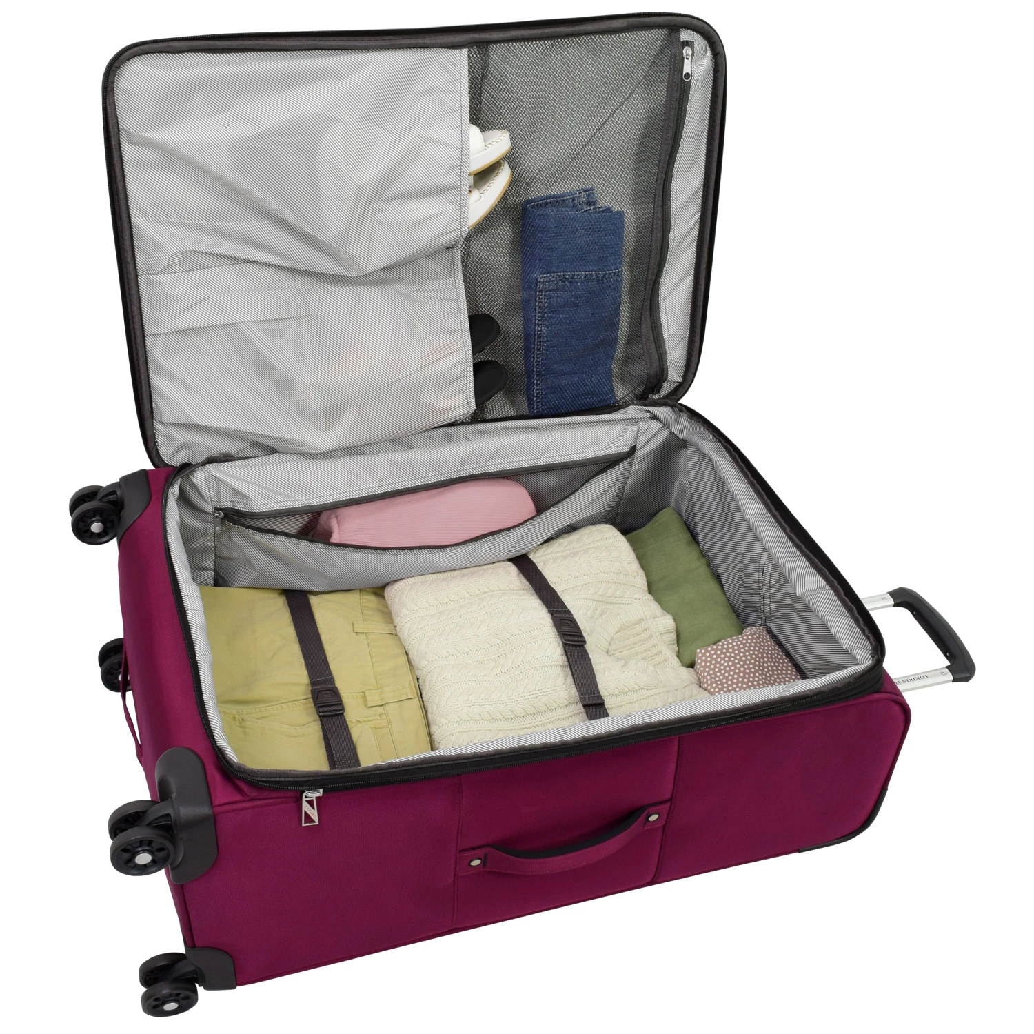 London Fog Cranford Collection 29" 4-Wheel Large Luggage 15 London Fog Cranford Collection 29" 4-Wheel Large Luggage - Image 13