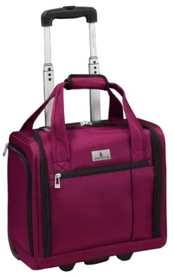 London Fog Cranford Collection 15" 2-Wheel Wheeled Boarding Bag -Best Luggage Store b88ac7ef0e987c69bfca4fe9b3907510dcbff8c5dbc5d43d5deaf8e68a777bc4