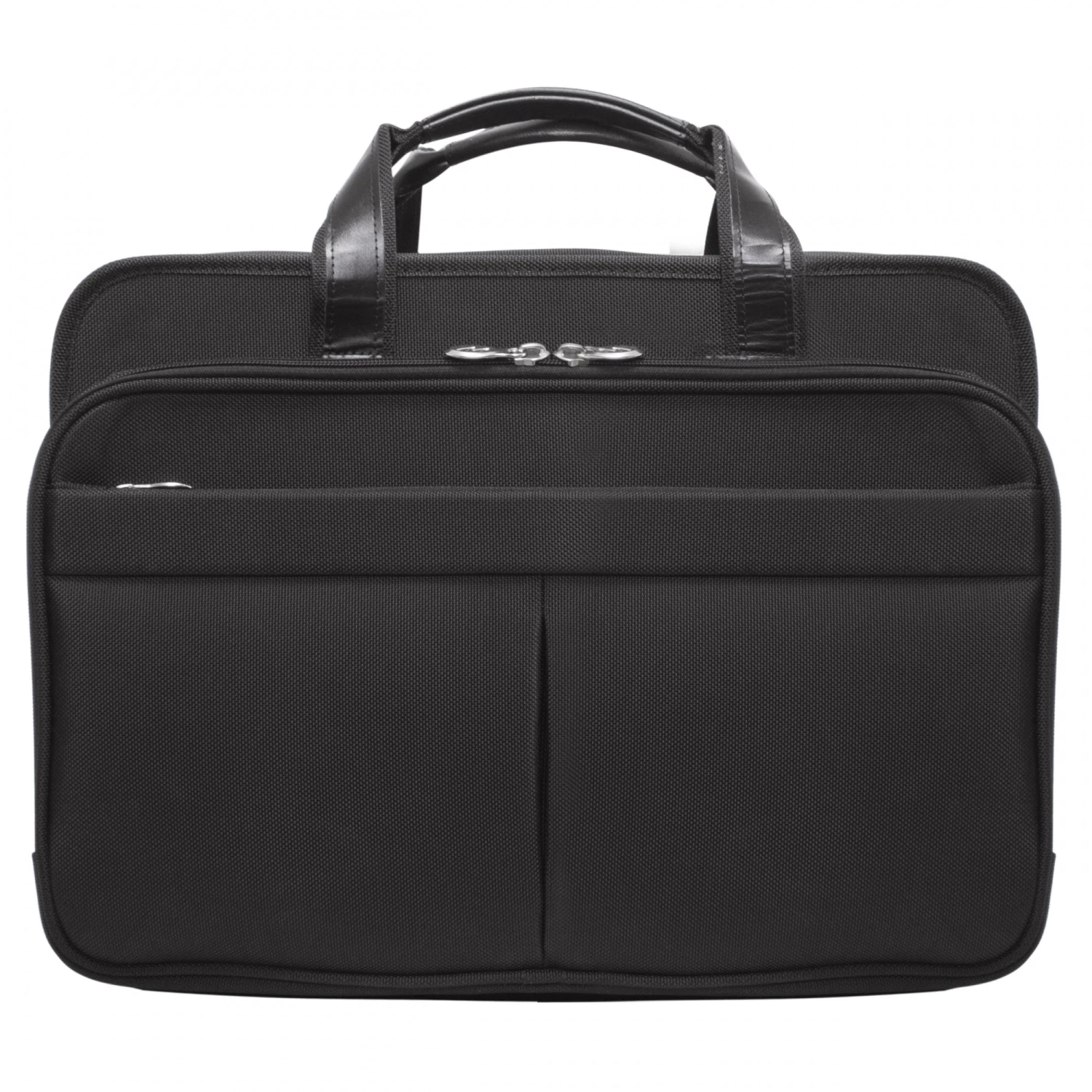 McKlein USA Walton 17" Nylon Expandable Double Compartment Laptop Briefcase W/ Removable Sleeve 4 McKlein USA Walton 17" Nylon Expandable Double Compartment Laptop Briefcase W/ Removable Sleeve - Image 2