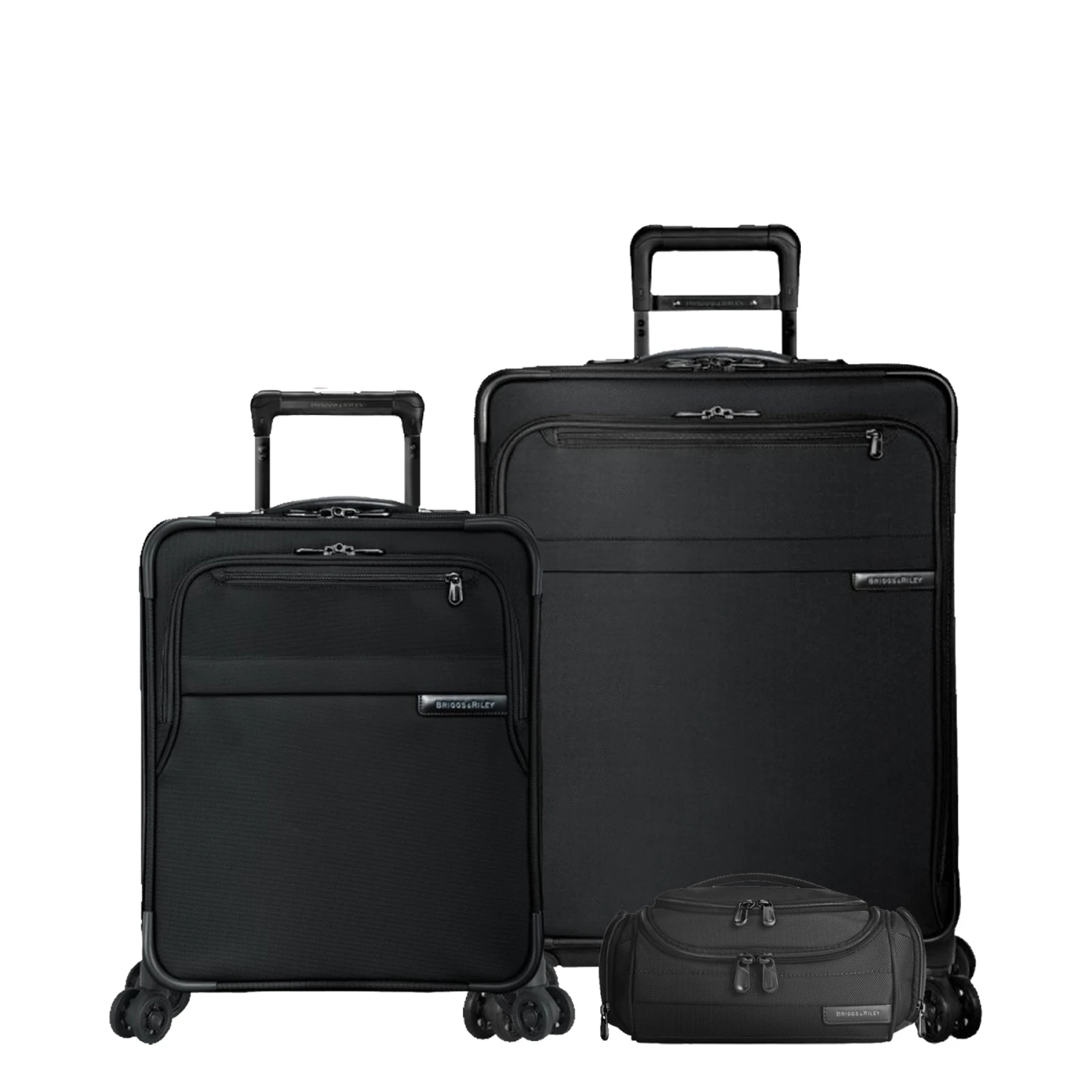Briggs & Riley Baseline 3-Piece Set: Carry-On Spinner, Med Spinner & Toiletry Kit 3 Briggs & Riley Baseline 3-Piece Set: Carry-On Spinner, Med Spinner & Toiletry Kit