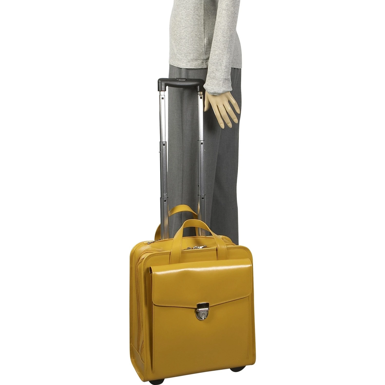 Jack Georges Milano 15.5" Vertical Laptop Case With Wheels 7 Jack Georges Milano 15.5" Vertical Laptop Case With Wheels - Image 5