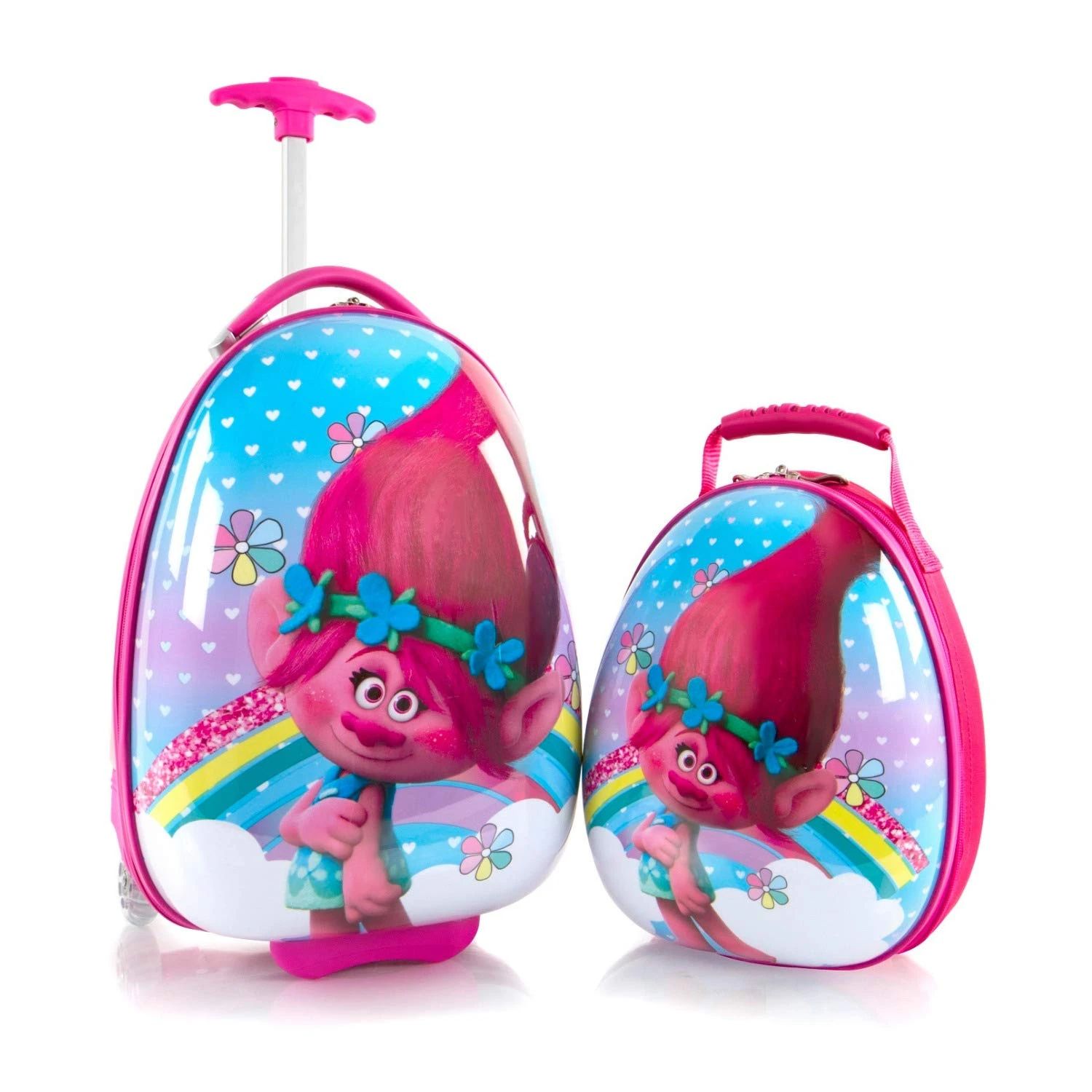 Heys America DreamWorks Egg Shape Trolls Kids Luggage And Backpack Set 4 Heys America DreamWorks Egg Shape Trolls Kids Luggage And Backpack Set - Image 2