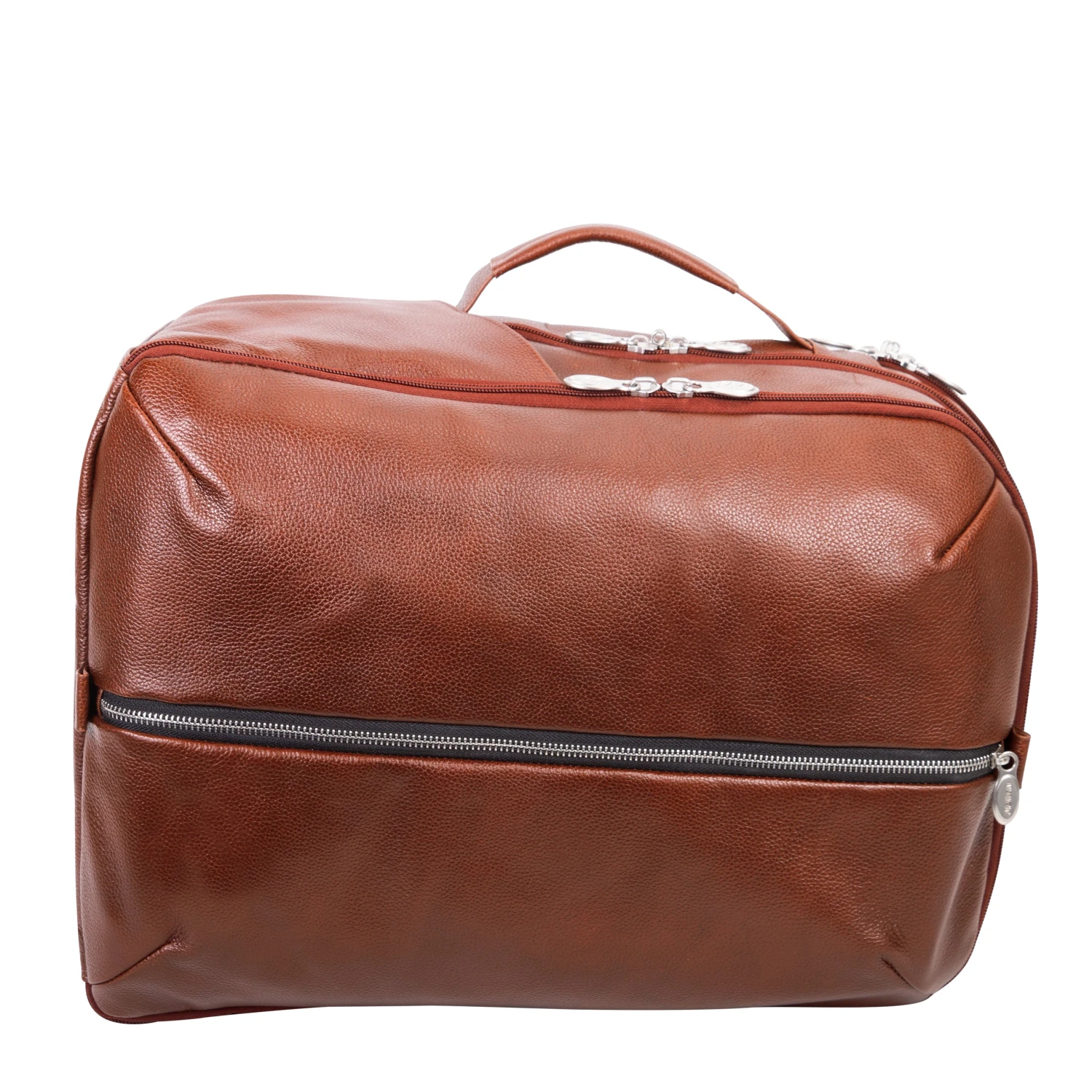 McKlein USA Englewood 17" Leather Triple Compartment Carry-All Laptop & Tablet Weekend Backpack 6 McKlein USA Englewood 17" Leather Triple Compartment Carry-All Laptop & Tablet Weekend Backpack - Image 4