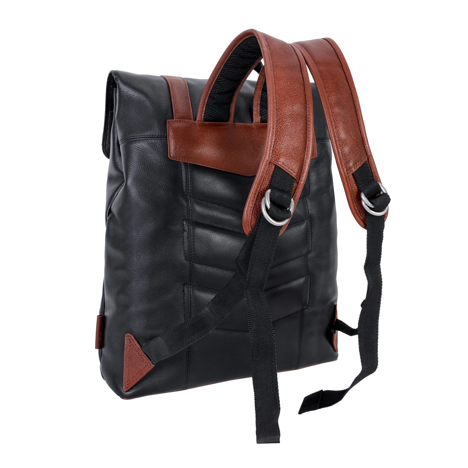 McKlein USA Element 17" Leather Two-Tone Flap-Over Laptop & Tablet Backpack 13 McKlein USA Element 17" Leather Two-Tone Flap-Over Laptop & Tablet Backpack - Image 11