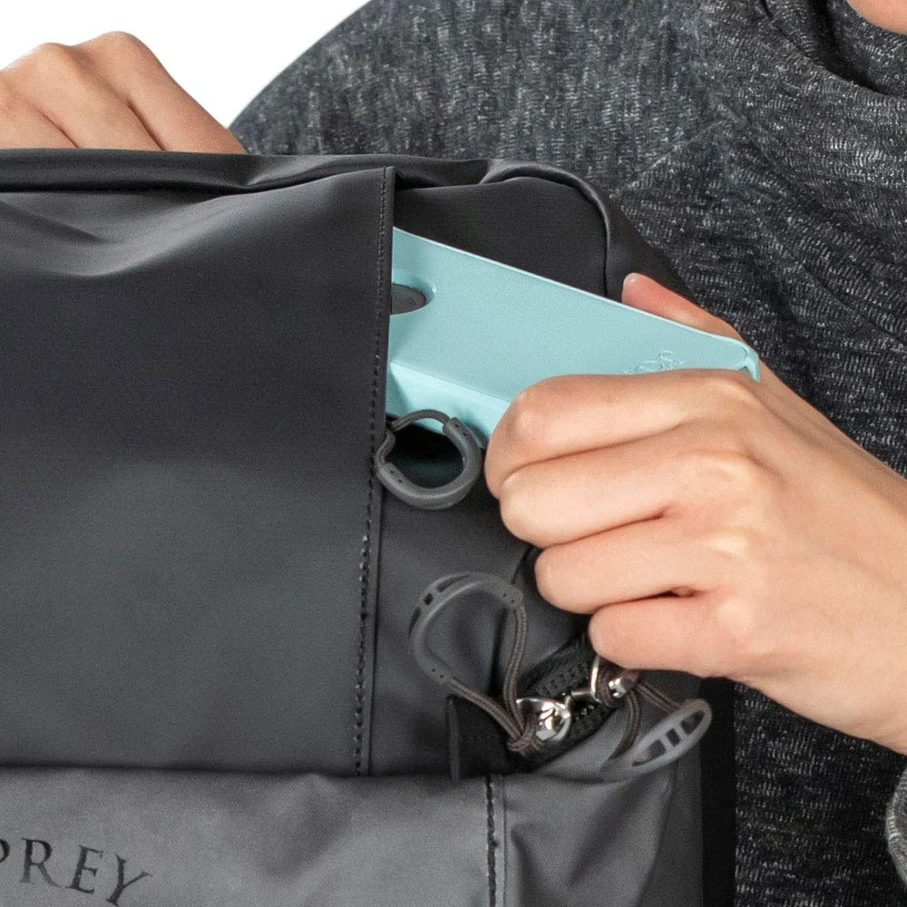 Osprey Packs Packs Transporter Zip Top Laptop Backpack (Black) 7 Osprey Packs Packs Transporter Zip Top Laptop Backpack (Black) - Image 5