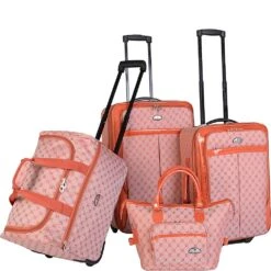American Flyer Signature 4 Piece Set -Wheel Luggage Sets -Best Luggage Store cd8d70e4e53b829228183947383c5553aec01edd03cffebfba4f5a429d47e6e3