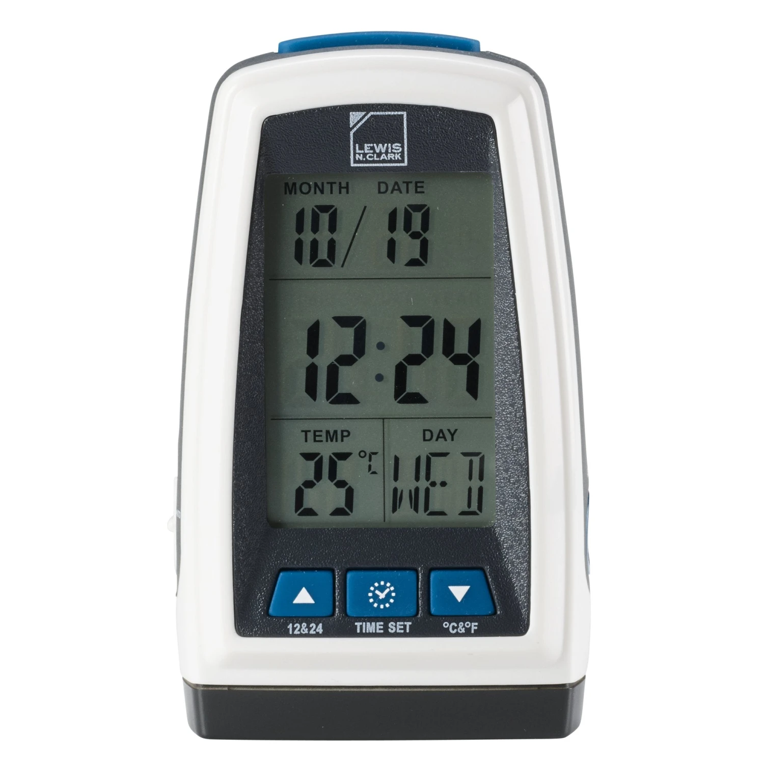 Lewis N. Clark Nightlight Travel Clock 3 Lewis N. Clark Nightlight Travel Clock