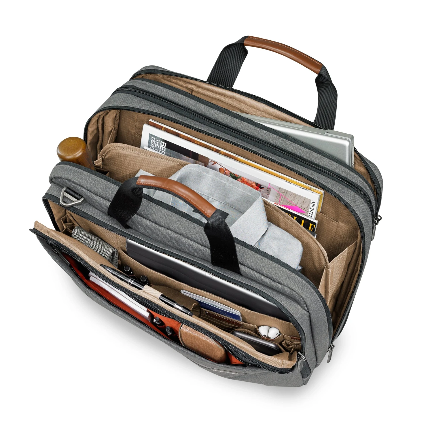 Briggs & Riley Kinzie Street 2.0 Medium Expandable Brief 6 Briggs & Riley Kinzie Street 2.0 Medium Expandable Brief - Image 4