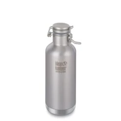 Klean Kanteen Double Wall Vacuum Insulated Stainless Steel Growler With Leak Proof Stainless Steel Swing Lok Cap - 32oz