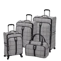 London Fog Knightsbridge 4 Piece Set 4-Wheel Luggage Sets -Best Luggage Store da79e2000b129ba590ea30bde246e5554ce23ead74b9147486376a020be6d8c2