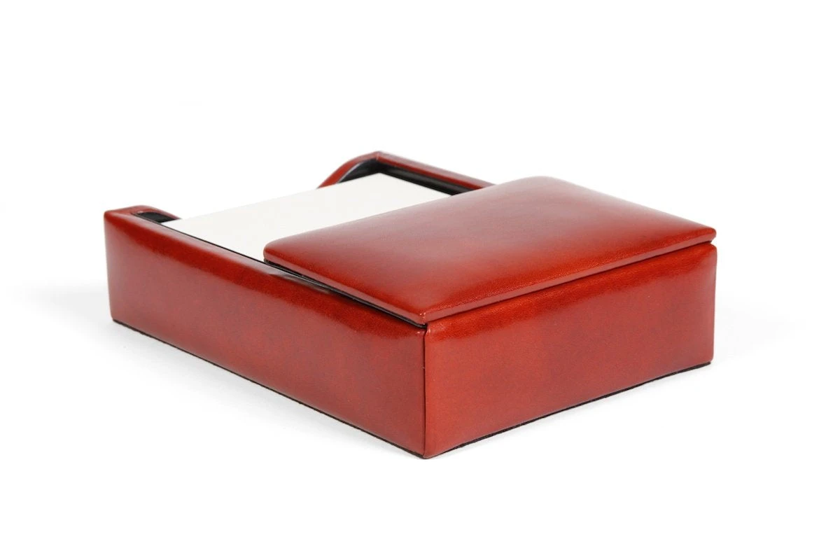 Bosca Old Leather Flip Top Memo Box 6 Bosca Old Leather Flip Top Memo Box - Image 4