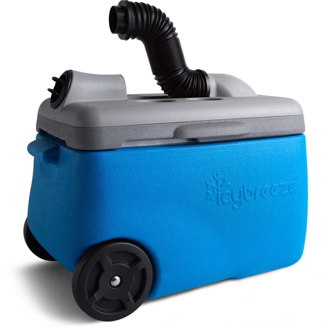 IcyBreeze Cooler Chill Package No Battery, Direct Power Unit Ultimate Stationary Package