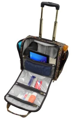 London Fog Cranford Collection 15" 2-Wheel Wheeled Boarding Bag -Best Luggage Store eee91e6e18be5ce2b4171f5dbe8993d7bf4c7137d75459abbf063f614dc65f11