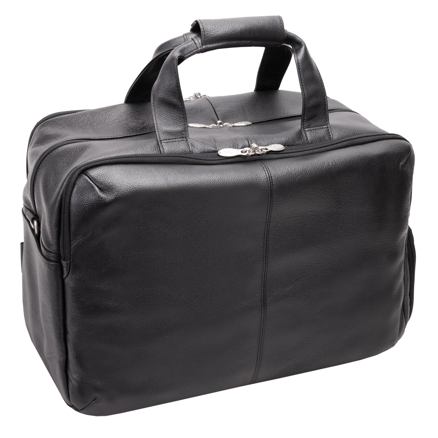 McKlein USA Avondale 22" Leather Triple Compartment Carry-All Travel Laptop Duffel 8 McKlein USA Avondale 22" Leather Triple Compartment Carry-All Travel Laptop Duffel - Image 6