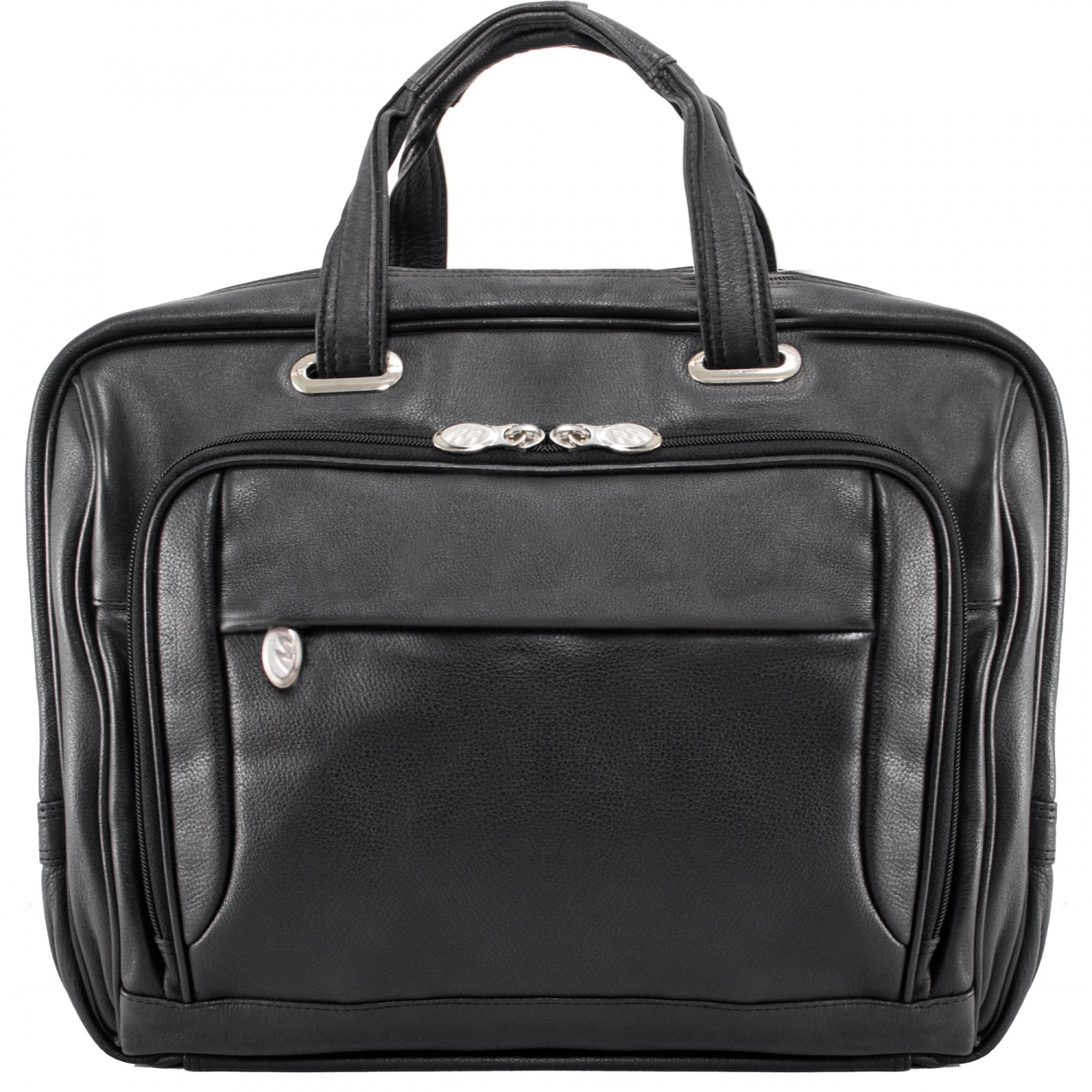 McKlein USA West Loop 15.6" Leather Expandable Double Compartment Briefcase 3 McKlein USA West Loop 15.6" Leather Expandable Double Compartment Briefcase