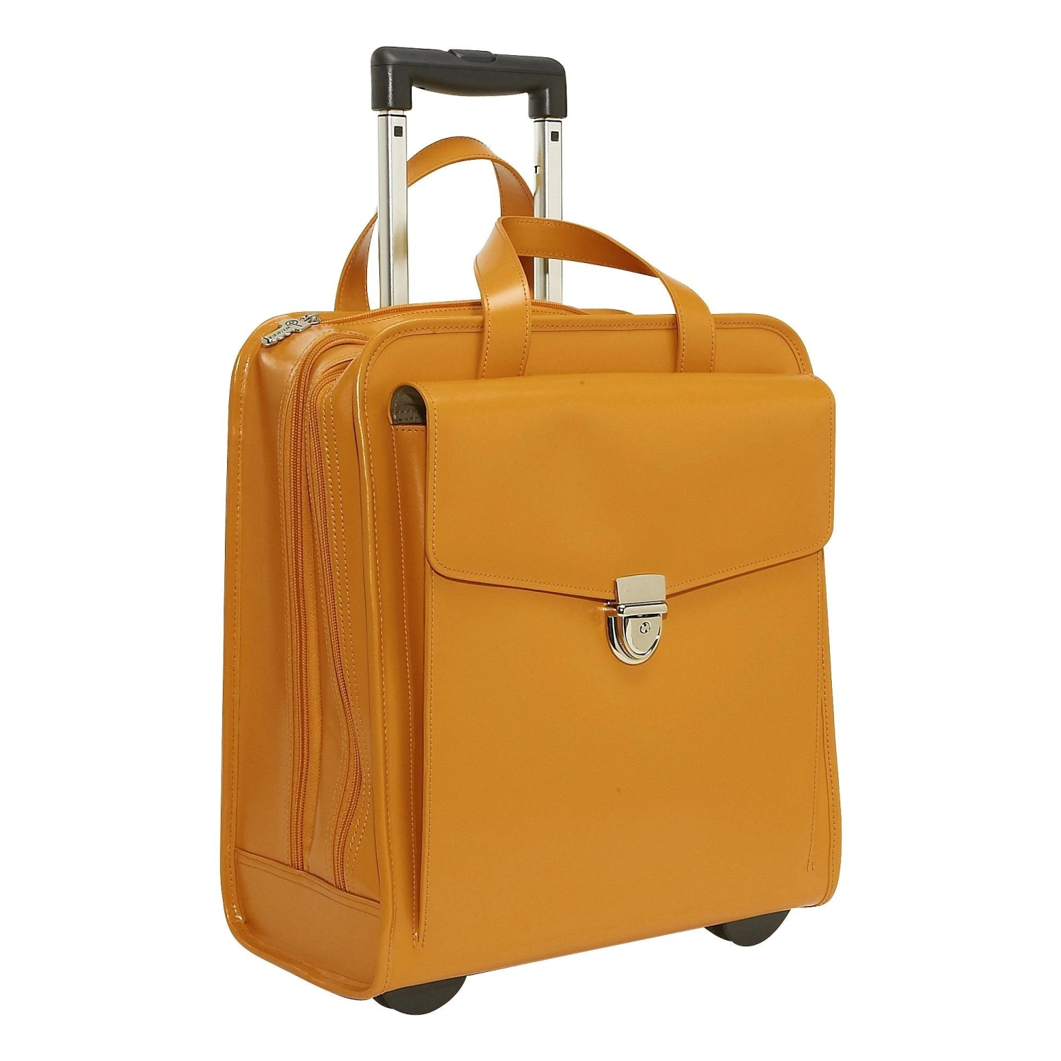 Jack Georges Milano 15.5" Vertical Laptop Case With Wheels 3 Jack Georges Milano 15.5" Vertical Laptop Case With Wheels
