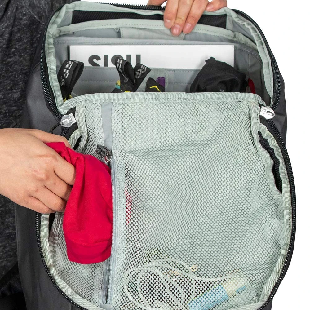 Osprey Packs Packs Transporter Zip Top Laptop Backpack (Black) 8 Osprey Packs Packs Transporter Zip Top Laptop Backpack (Black) - Image 6